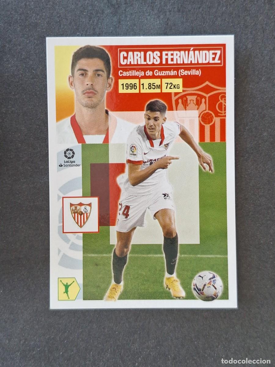 Figurine di Calcio: L3 CARLOS FERNANDEZ SEVILLA F. C. FICHAJE 52 LIGA ESTE 2020 2021 20 21 NUNCA PEGADO SIN PEGAR