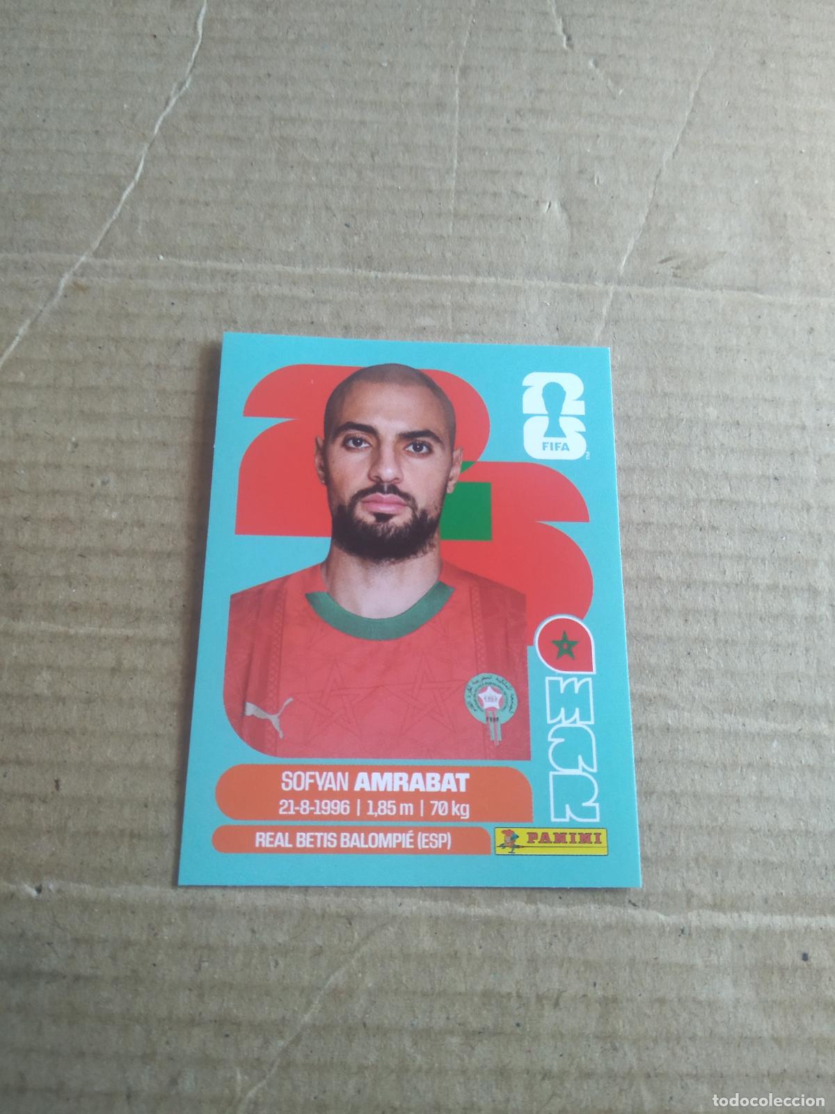 Figurine di Calcio: MAR 10 AMRABAT MARRUECOS CROMO FUTBOL PANINI MUNDIAL 2026 WORLD CUP COPA DEL MUNDO