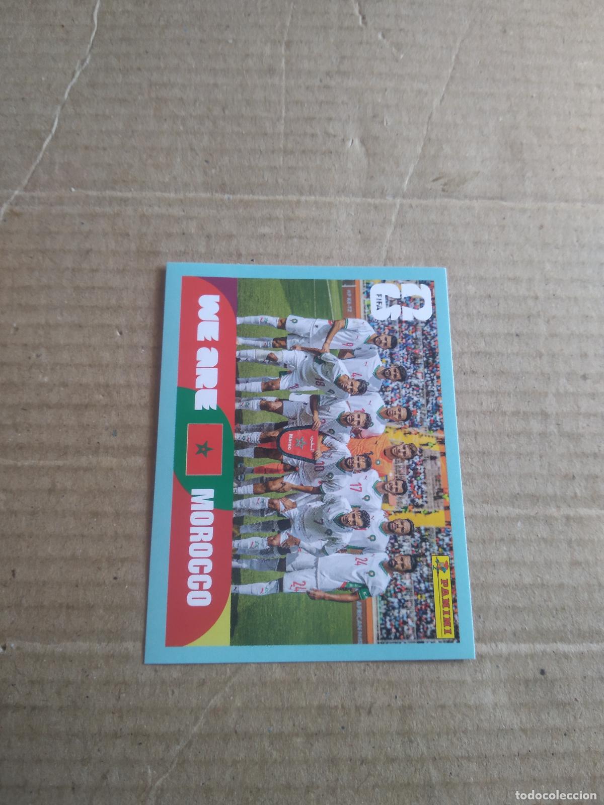 Cromos de f&uacute;tbol: MAR 13 EQUIPO PLANTILLA MARRUECOS CROMO FUTBOL PANINI MUNDIAL 2026 WORLD CUP COPA DEL MUNDO