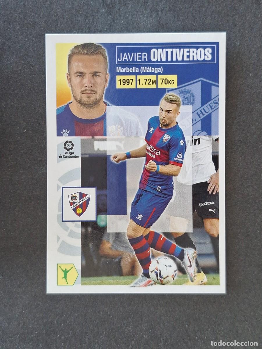 Cromos de f&uacute;tbol: L3 ONTIVEROS S. D. HUESCA FICHAJE 59 LIGA ESTE 2020 2021 20 21 NUNCA PEGADO SIN PEGAR
