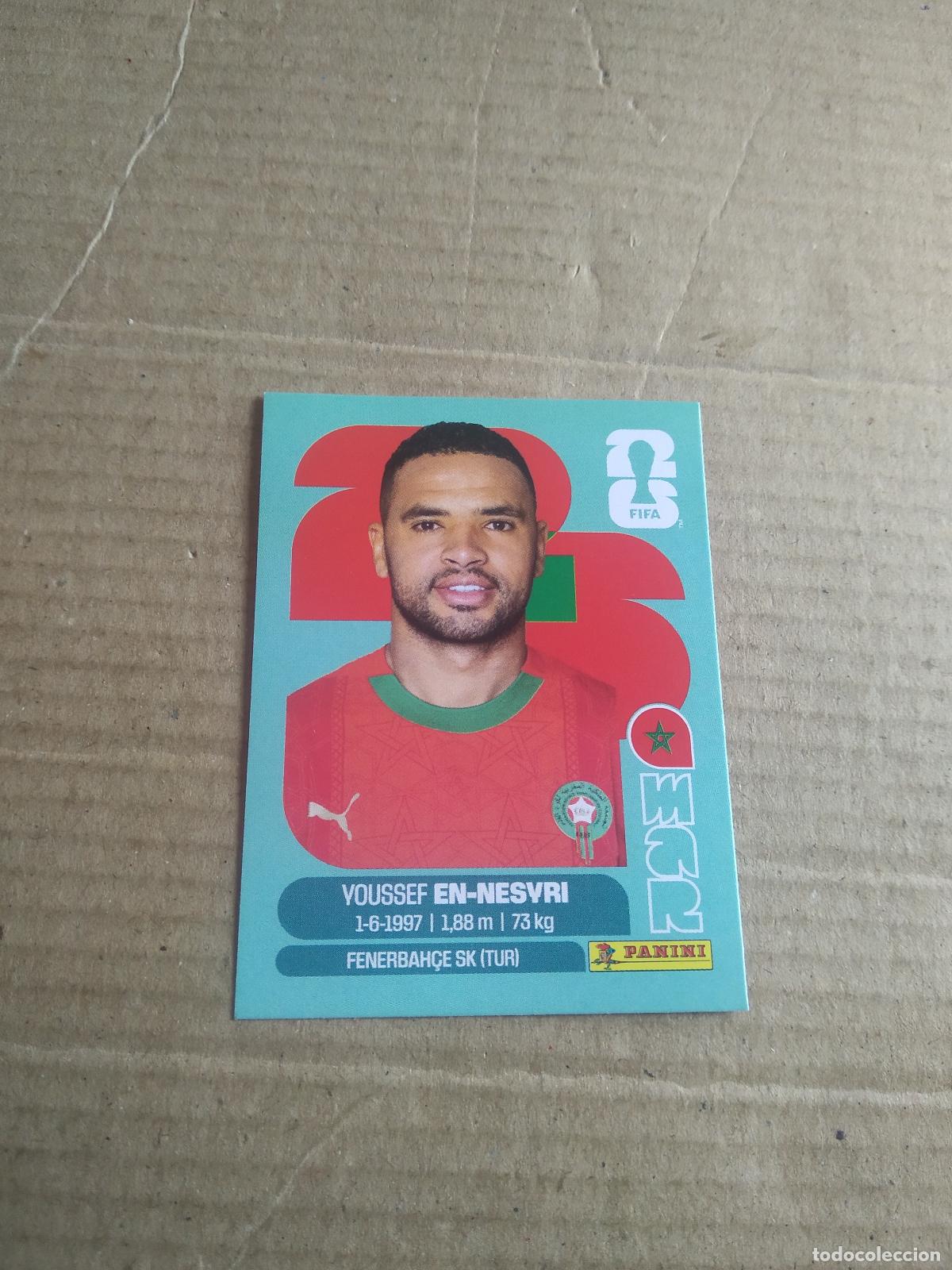 Cromos de f&uacute;tbol: MAR 16 YOUSSEF EN-NESYRI MARRUECOS CROMO FUTBOL PANINI MUNDIAL 2026 WORLD CUP COPA DEL MUNDO