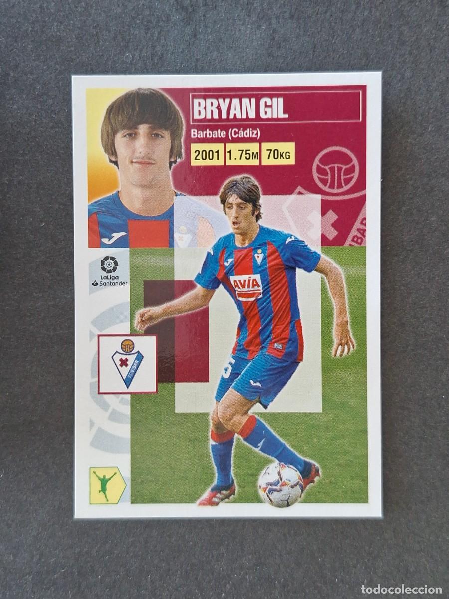 Cromos de f&uacute;tbol: L3 BRYAN GIL S. D. EIBAR FICHAJE 66 LIGA ESTE 2020 2021 20 21 NUNCA PEGADO SIN PEGAR