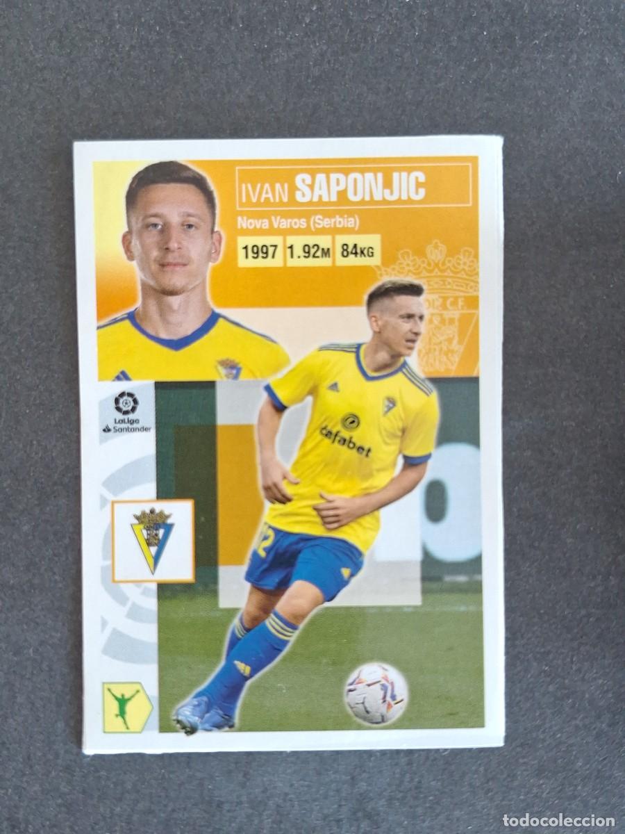 Football Stickers: L3 SAPONJIC CADIZ C. F. MERCADO INVIERNO LIGA ESTE 2020 2021 20 21 NUNCA PEGADO SIN PEGAR