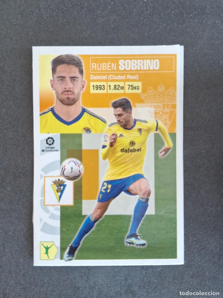 Football Stickers: L3 SOBRINO CADIZ C. F. MERCADO INVIERNO LIGA ESTE 2020 2021 20 21 NUNCA PEGADO SIN PEGAR