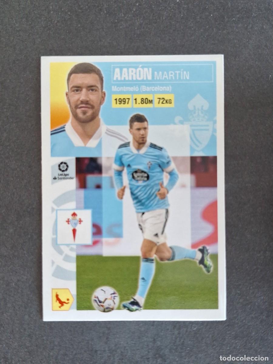 Football Stickers: L3 AARON CELTA DE VIGO MERCADO INVIERNO LIGA ESTE 2020 2021 20 21 NUNCA PEGADO SIN PEGAR