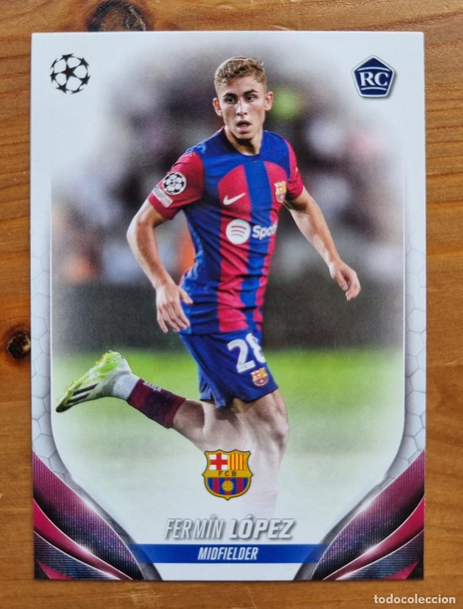 Cromos de f&uacute;tbol: 38 FERM&Iacute;N L&Oacute;PEZ (FC Barcelona) ROOKIE CARD. Topps UEFA Clubs Competition Flagship 23-24