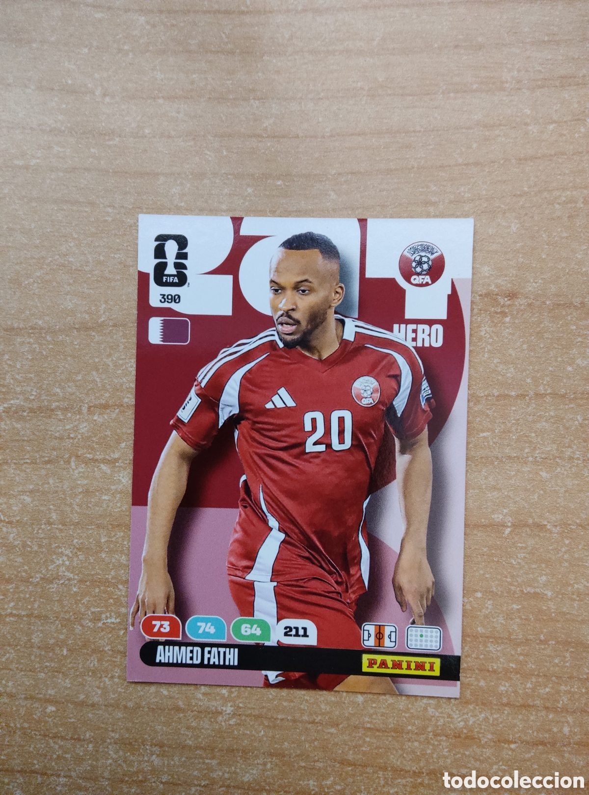 Cromos de f&uacute;tbol: 390 AHMED FATHI QATAR ADRENALYN XL MUNDIAL 2026
