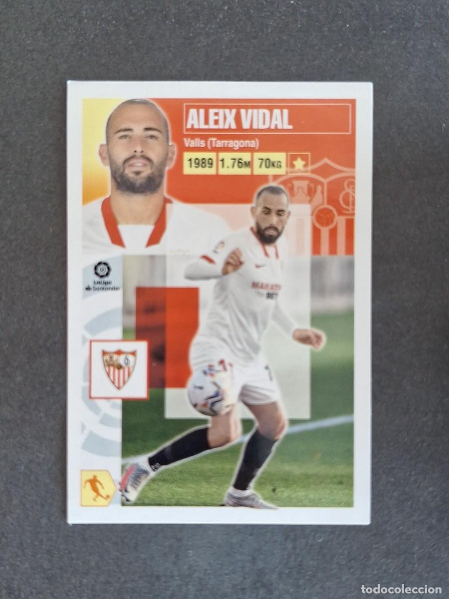 Cromos de f&uacute;tbol: L3 ALEIX VIDAL SEVILLA F. C. MERCADO INVIERNO LIGA ESTE 2020 2021 20 21 NUNCA PEGADO SIN PEGAR
