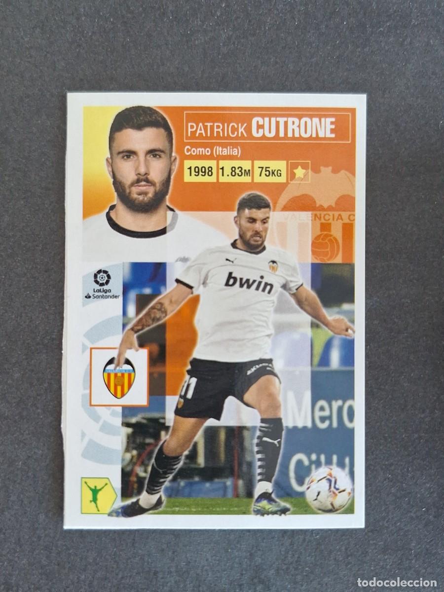 Cromos de f&uacute;tbol: L3 CUTRONE VALENCIA C. F. MERCADO INVIERNO LIGA ESTE 2020 2021 20 21 NUNCA PEGADO SIN PEGAR