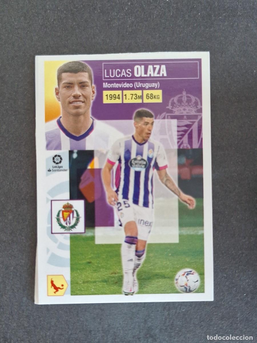 Cromos de f&uacute;tbol: L3 OLAZA REAL VALLADOLID MERCADO INVIERNO LIGA ESTE 2020 2021 20 21 NUNCA PEGADO SIN PEGAR