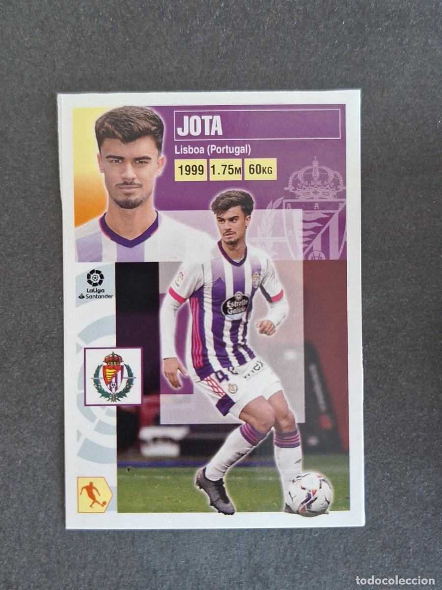 Cromos de f&uacute;tbol: L3 JOTA REAL VALLADOLID MERCADO INVIERNO LIGA ESTE 2020 2021 20 21 NUNCA PEGADO SIN PEGAR