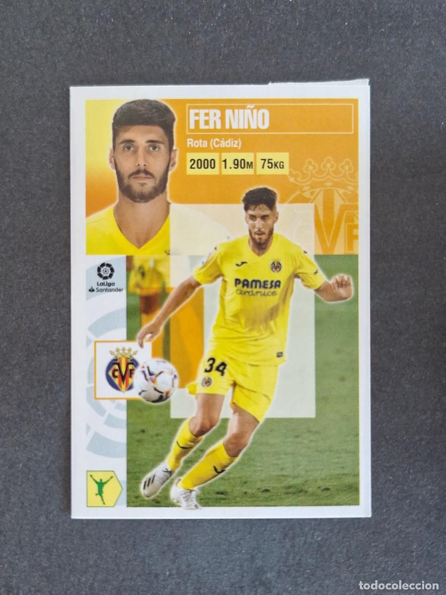 Cromos de f&uacute;tbol: L3 FER NI&Ntilde;O VILLARREAL C. F. MERCADO INVIERNO LIGA ESTE 2020 2021 20 21 NUNCA PEGADO SIN PEGAR