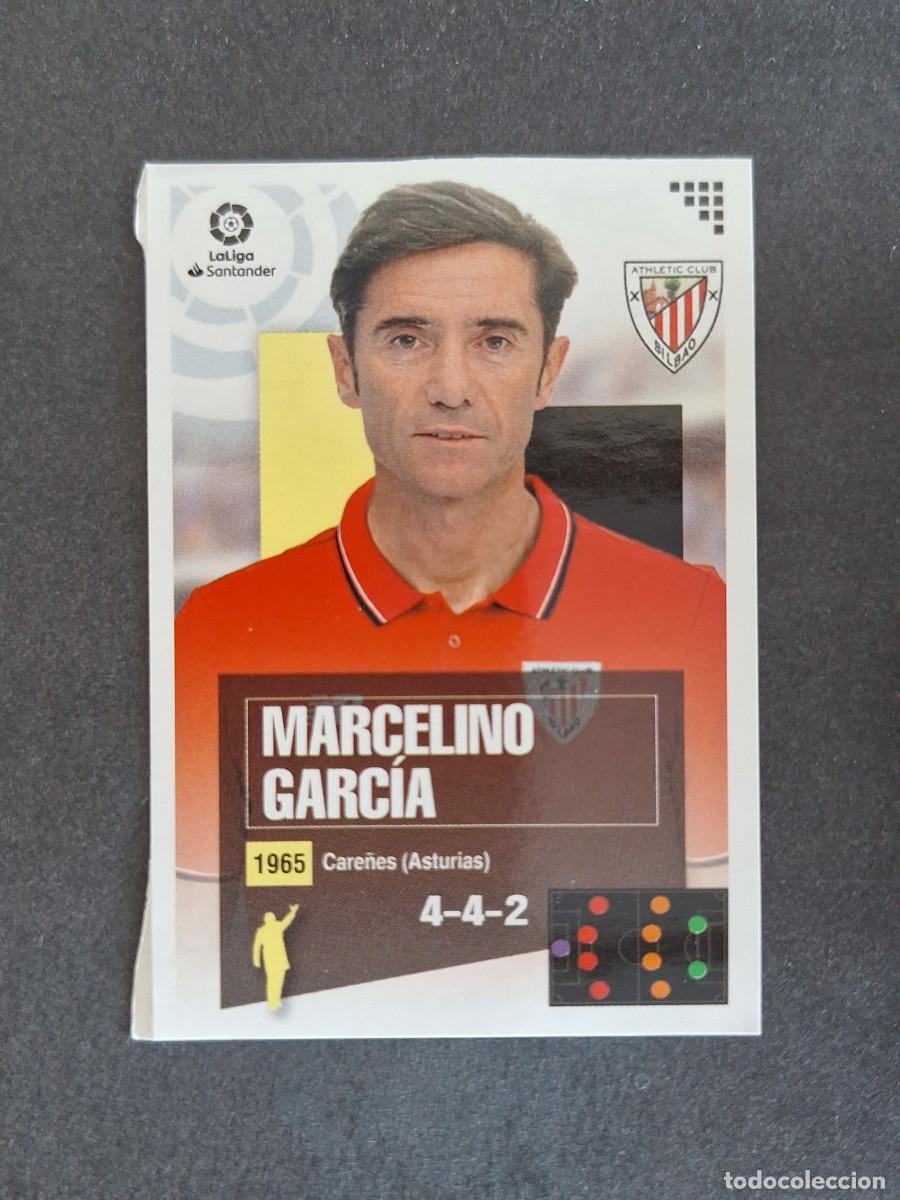 Cromos de f&uacute;tbol: L3 MARCELINO ENTRENADOR ATHLETIC DE BILBAO MERCADO INVIERNO LIGA ESTE 2020 2021 20 21 SIN PEGAR