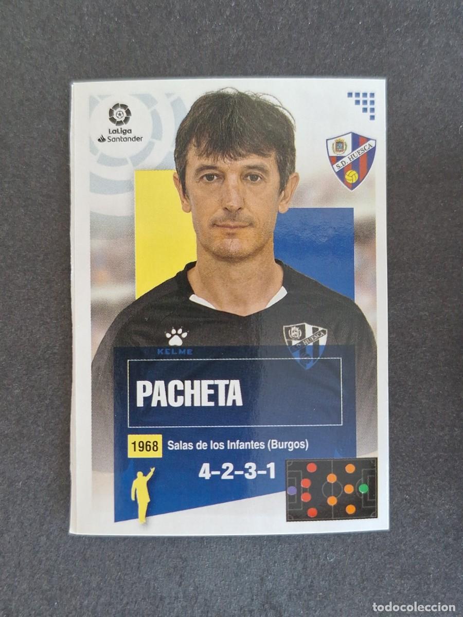 Cromos de f&uacute;tbol: L3 PACHETA ENTRENADOR S. D. HUESCA MERCADO INVIERNO LIGA ESTE 2020 2021 20 21 NUNCA PEGADO SIN PEGAR