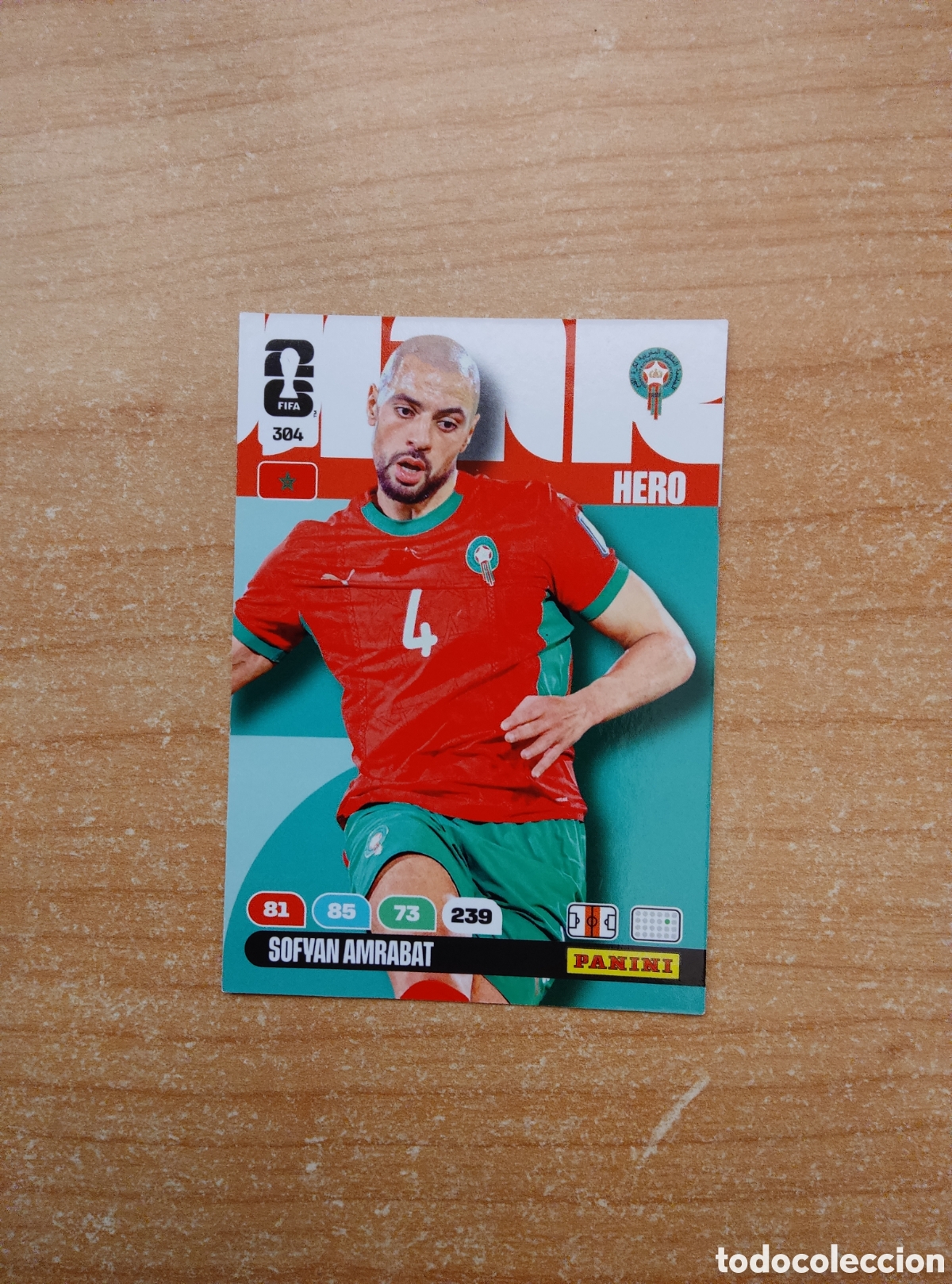 Cromos de f&uacute;tbol: 304 SOYFAN AMRABAT MARRUECOS ADRENALYN XL MUNDIAL 2026