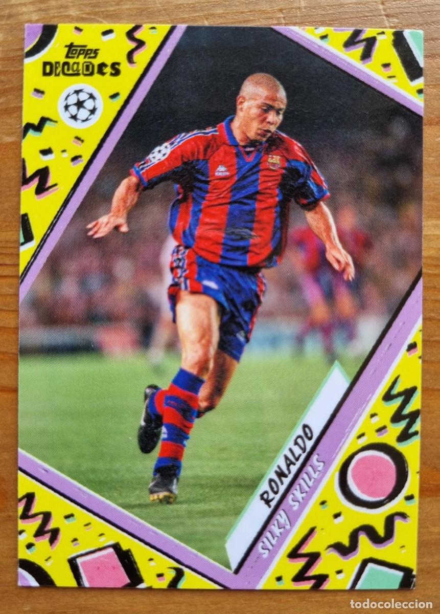 Cromos de f&uacute;tbol: RONALDO (FC Barcelona) SILKY SKILLS. Topps Decades 2024 2025 24 25