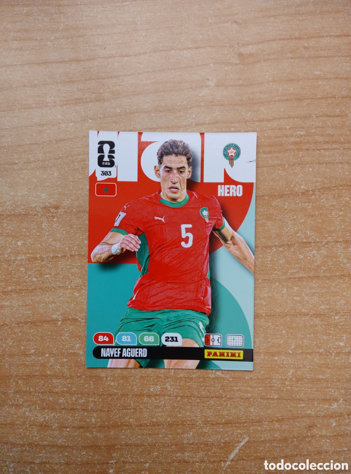 Cromos de f&uacute;tbol: 303 NAYEF AGUERD MARRUECOS ADRENALYN XL MUNDIAL 2026