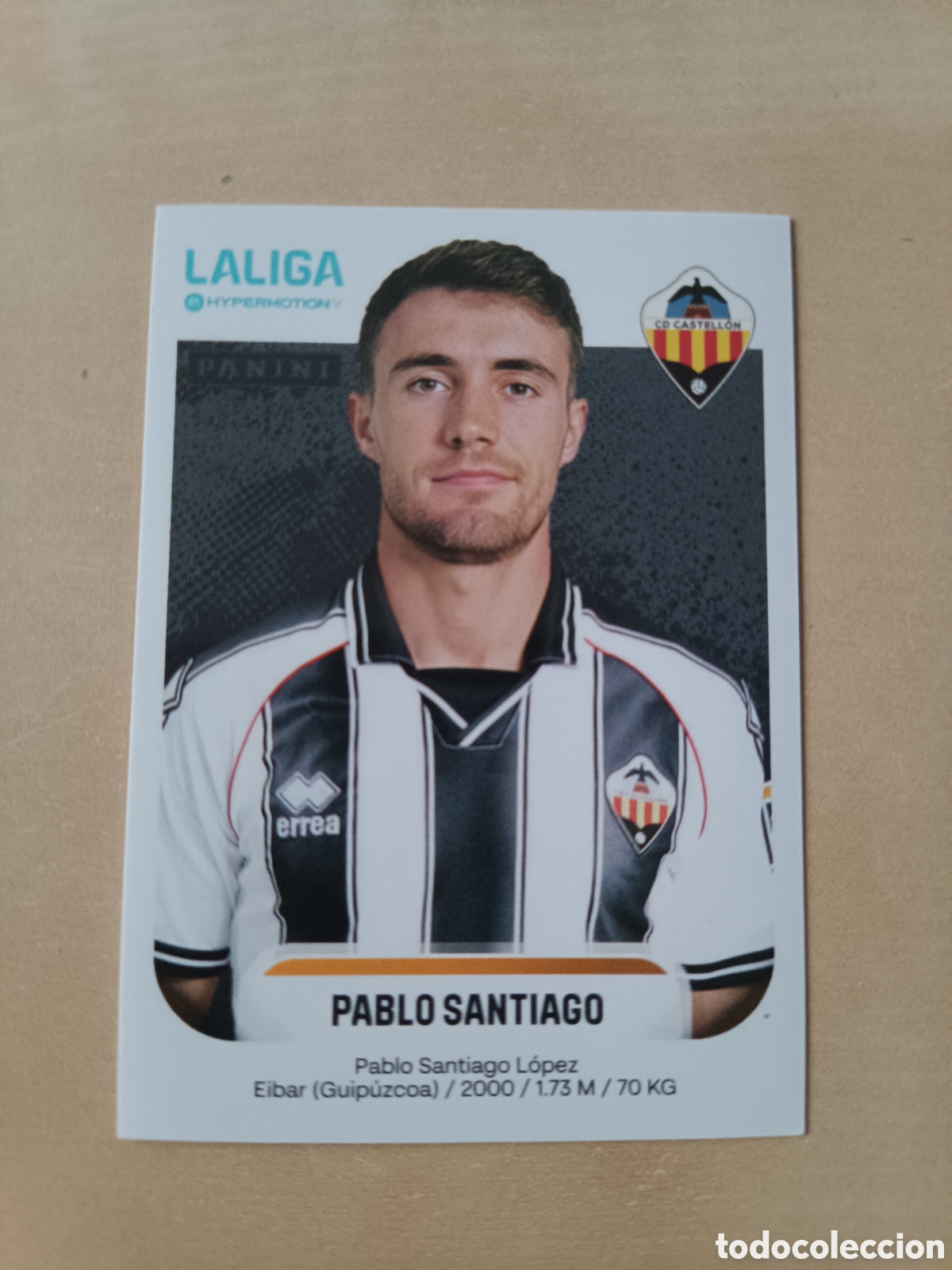 Fu&szlig;ball-Sticker: CROMO PABLO SANTIAGO CASTELL&Oacute;N LIGA HYPERMOTION 2025 2026 25 26 109