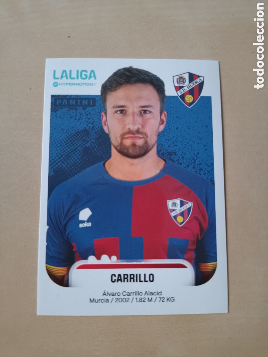 Fu&szlig;ball-Sticker: CROMO CARRILLO HUESCA LIGA HYPERMOTION 2025 2026 25 26 235