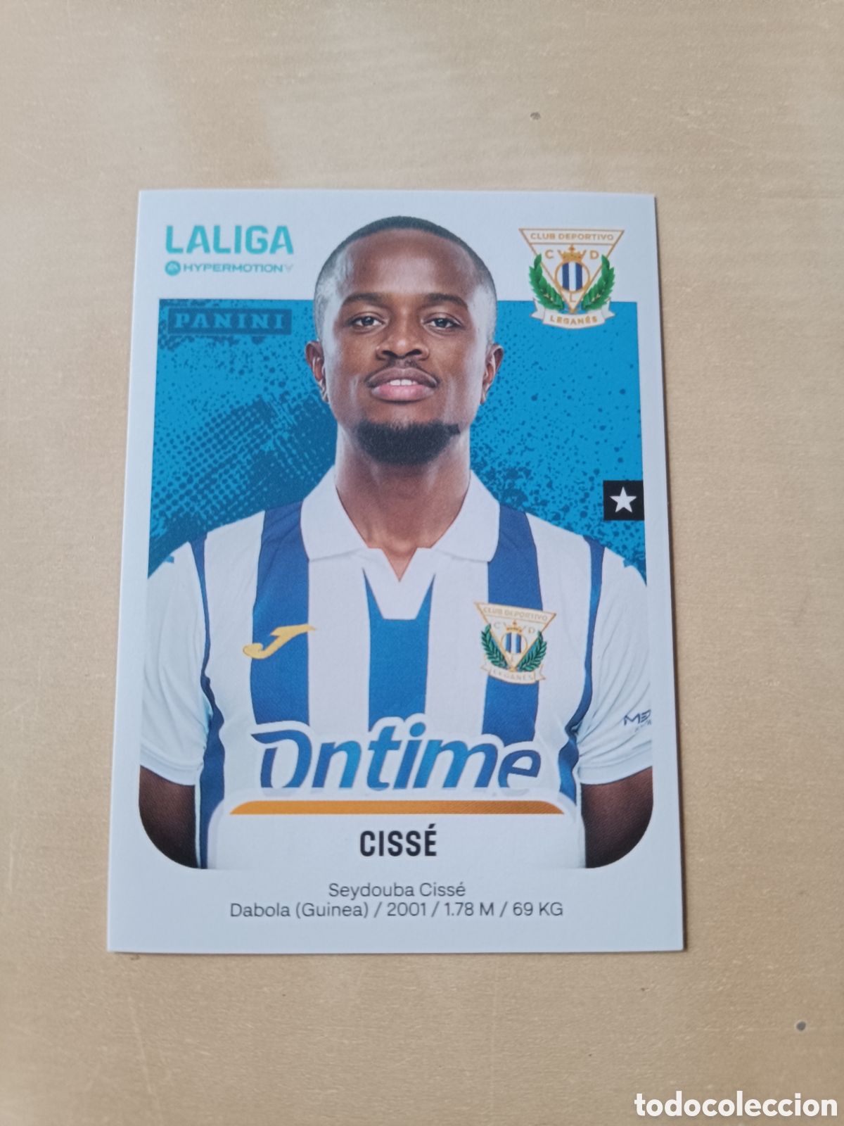 Fu&szlig;ball-Sticker: CROMO CISS&Eacute; LEGAN&Eacute;S LIGA HYPERMOTION 2025 2026 25 26 278