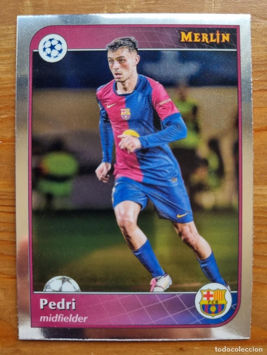 Cromos de f&uacute;tbol: 8 PEDRI (FC Barcelona). Topps Chrome Merlin UCC 2024 2025 24 25