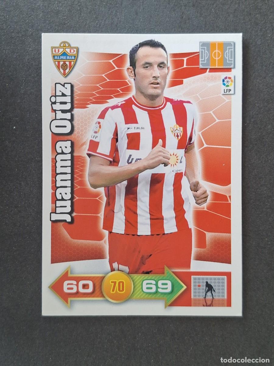 Cromos de f&uacute;tbol: L2 JUANMA ORTIZ U. D. ALMERIA PANINI ADRENALYN XL 2010 2011 10 11