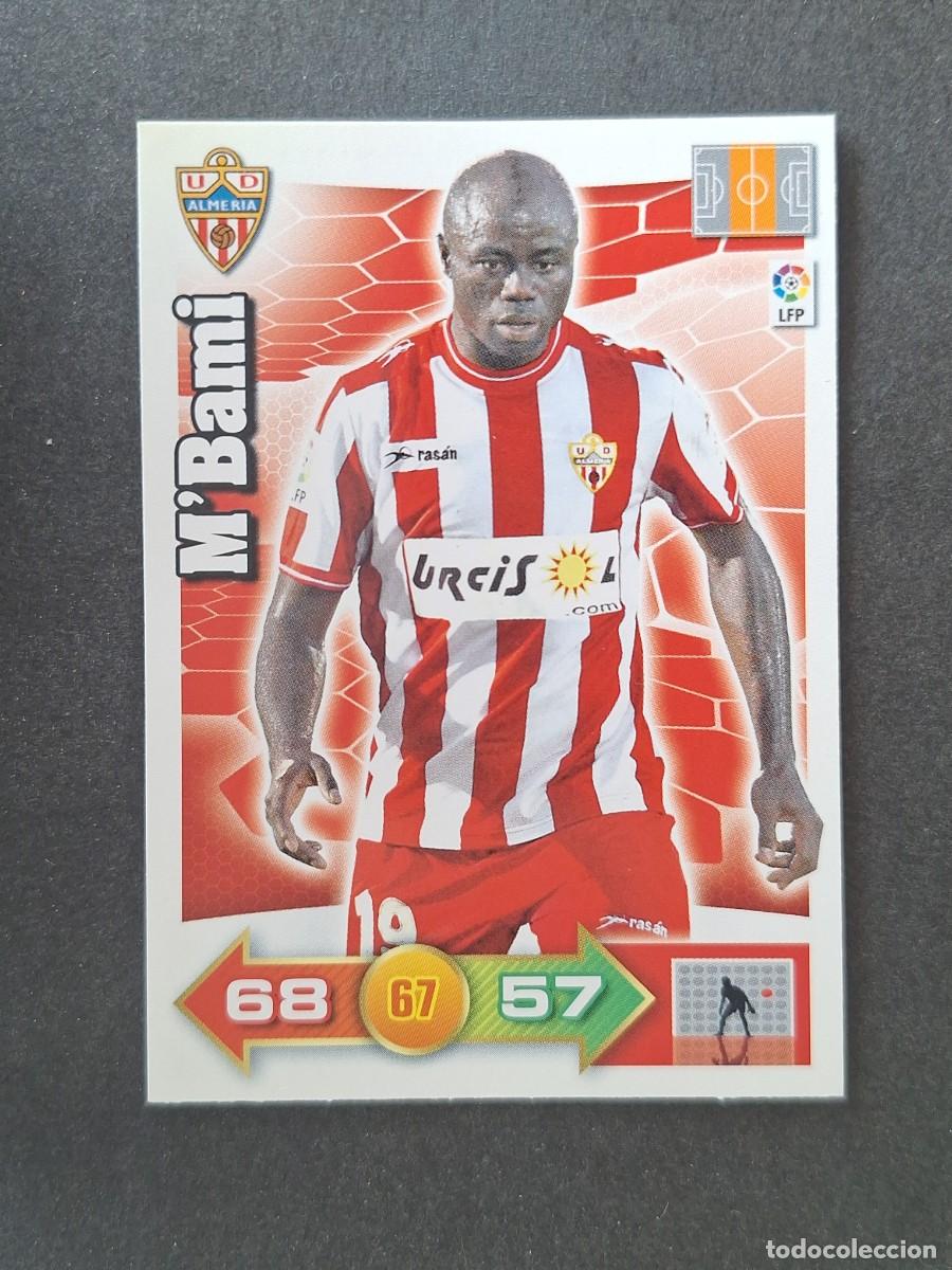Cromos de f&uacute;tbol: L2 M'BAMI U. D. ALMERIA PANINI ADRENALYN XL 2010 2011 10 11