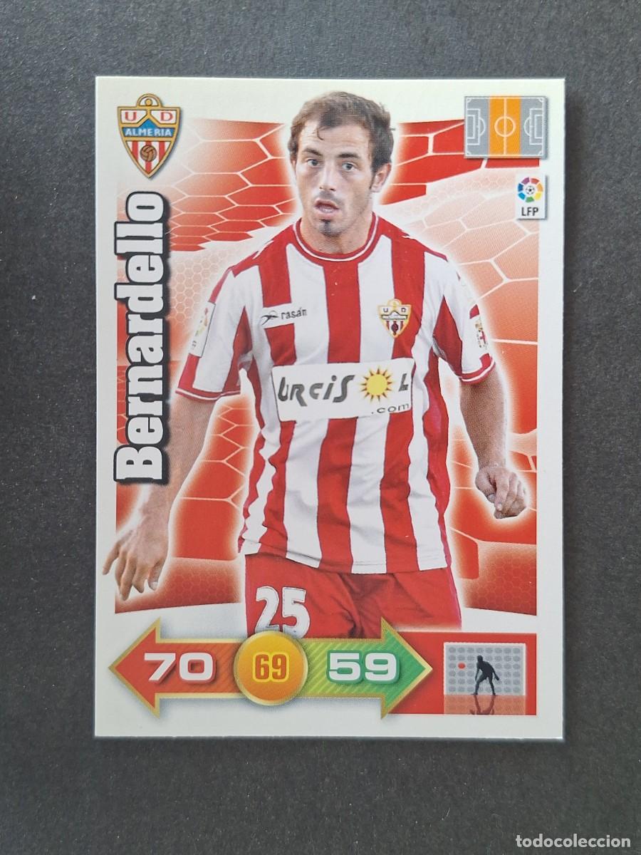 Cromos de f&uacute;tbol: L2 BERNADELLO U. D. ALMERIA PANINI ADRENALYN XL 2010 2011 10 11