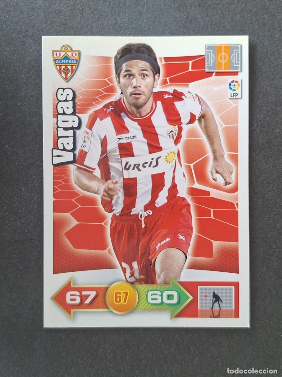 Cromos de f&uacute;tbol: L2 VARGAS U. D. ALMERIA PANINI ADRENALYN XL 2010 2011 10 11