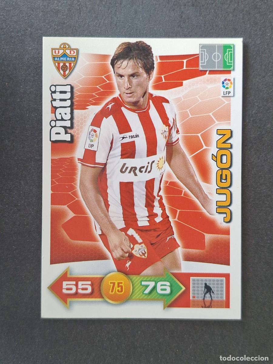 Cromos de f&uacute;tbol: L2 PIATTI JUGON U. D. ALMERIA PANINI ADRENALYN XL 2010 2011 10 11