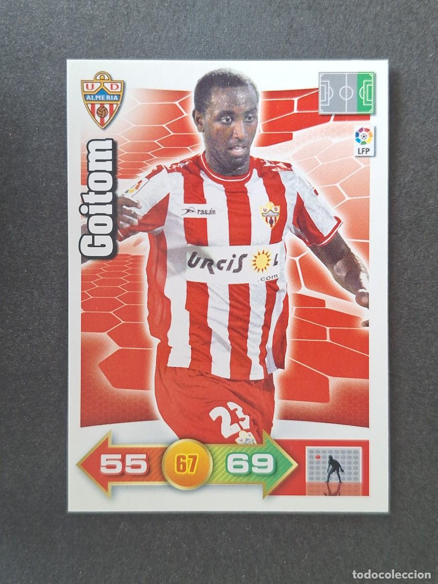 Cromos de f&uacute;tbol: L2 GOITOM U. D. ALMERIA PANINI ADRENALYN XL 2010 2011 10 11