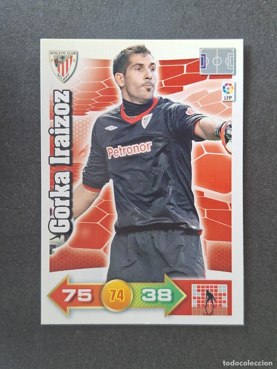 Cromos de f&uacute;tbol: L2 GORKA IRAIZOZ ATHLETIC CLUB DE BILBAO PANINI ADRENALYN XL 2010 2011 10 11
