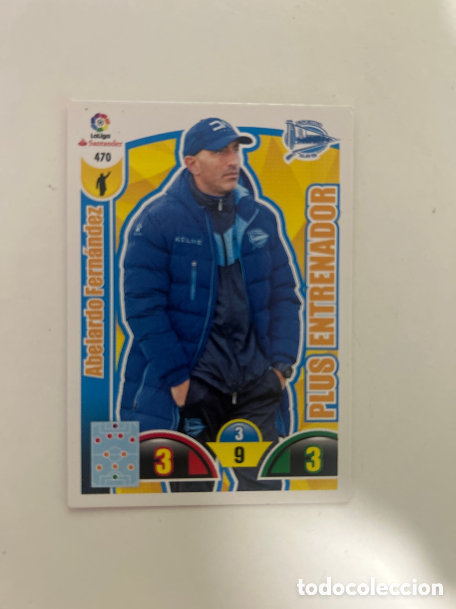 Cromos de f&uacute;tbol: Abelardo Fern&aacute;ndez LA LIGA2017-2018 (470)