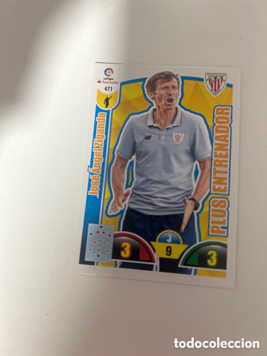 Cromos de f&uacute;tbol: Jos&eacute; &Aacute;ngel Ziganda LA LIGA2017-2018 (471)