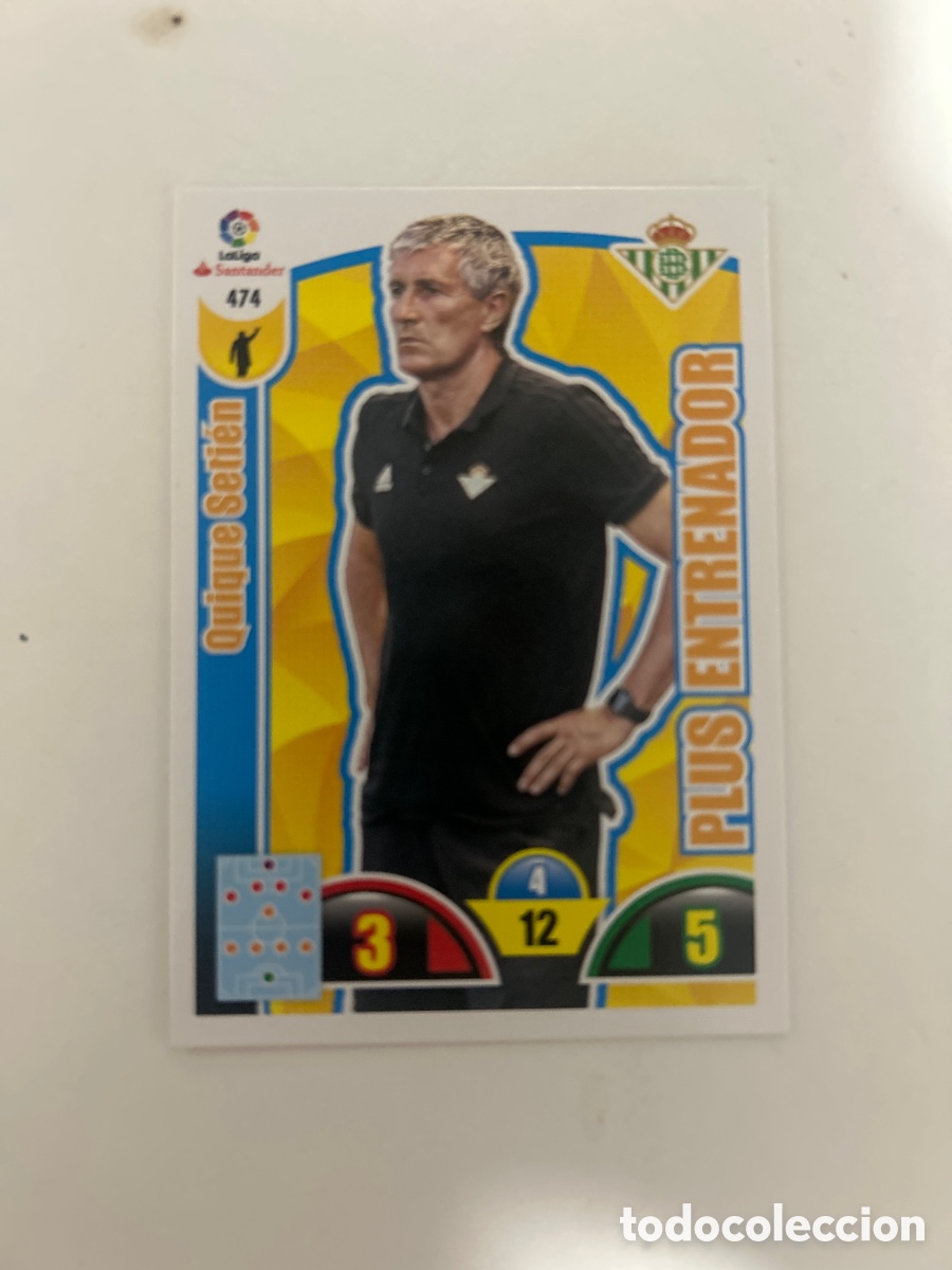 Cromos de f&uacute;tbol: Quique Seti&eacute;n LA LIGA2017-2018 (474)