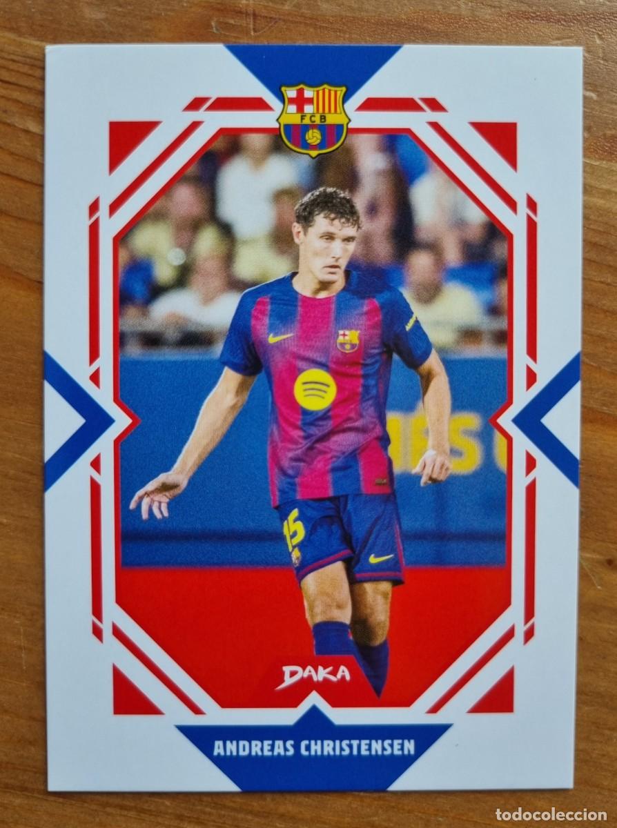 Cromos de f&uacute;tbol: FCB-18-A Andreas CHRISTENSEN (FC Barcelona). DAKA Topps Audience 2025 2026 25 26