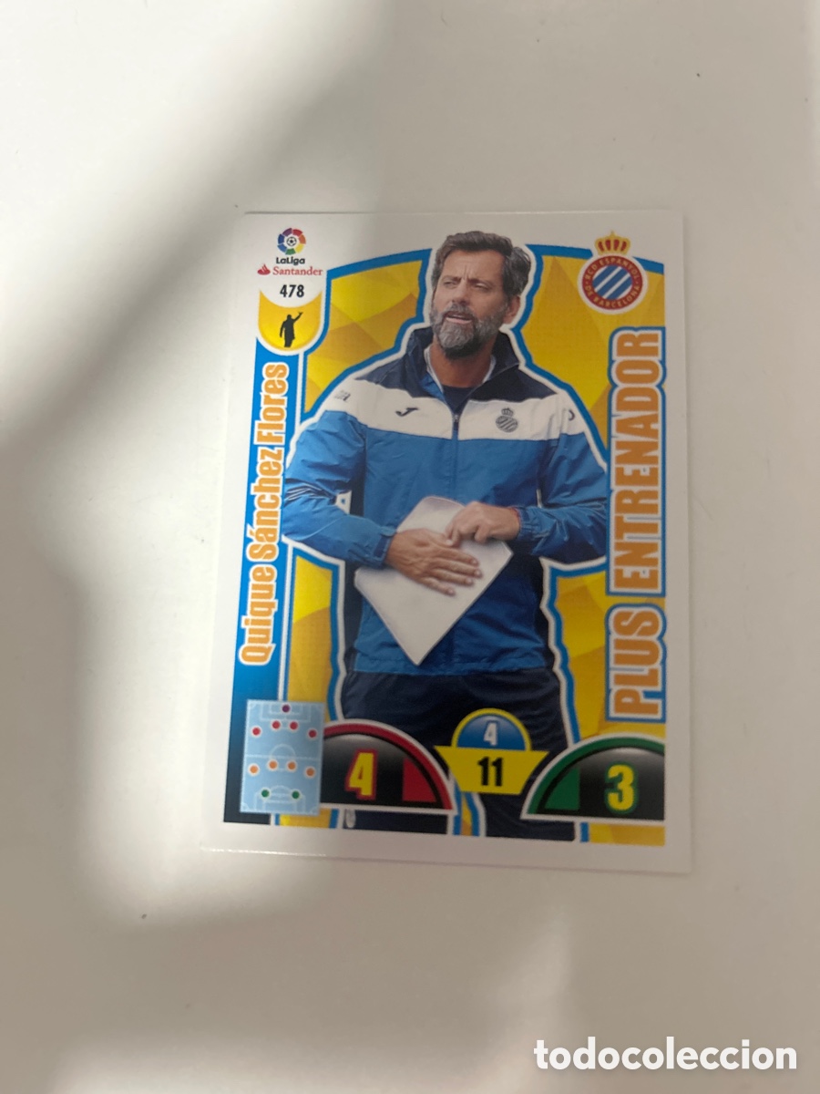 Cromos de f&uacute;tbol: Quique S&aacute;nchez Flores LA LIGA2017-2018 (478)