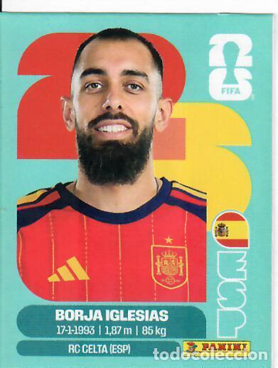 Cromos de f&uacute;tbol: CROMO PANINI MUNDIAL WORLD CUP 2026 ACTUALIZACI&Oacute;N JUG&Oacute;N ESP J6 BORJA IGLESIAS - ESPA&Ntilde;A - NO OFERTAS