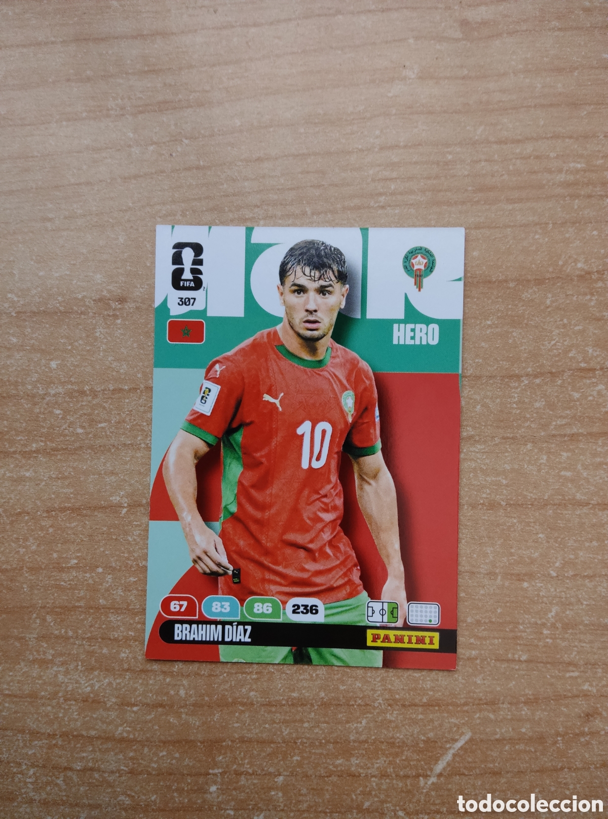 Cromos de f&uacute;tbol: 307 BRAHIM DIAZ MARRUECOS ADRENALYN XL MUNDIAL 2026