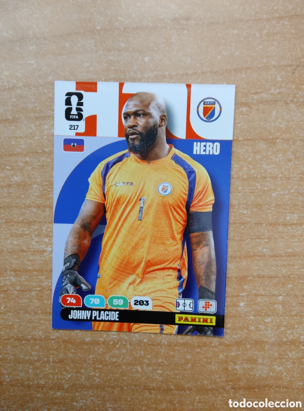 Cromos de f&uacute;tbol: 217 JOHNY PLACIDE HAITI ADRENALYN XL MUNDIAL 2026