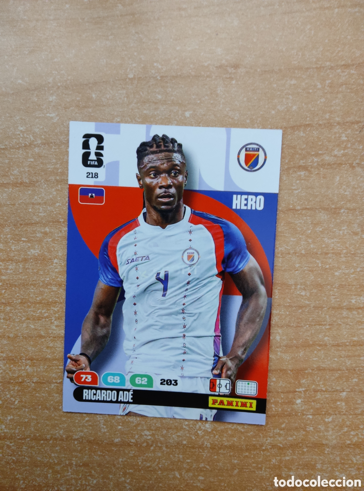 Cromos de f&uacute;tbol: 218 RICARDO ADE HAIT&Iacute; ADRENALYN XL MUNDIAL 2026