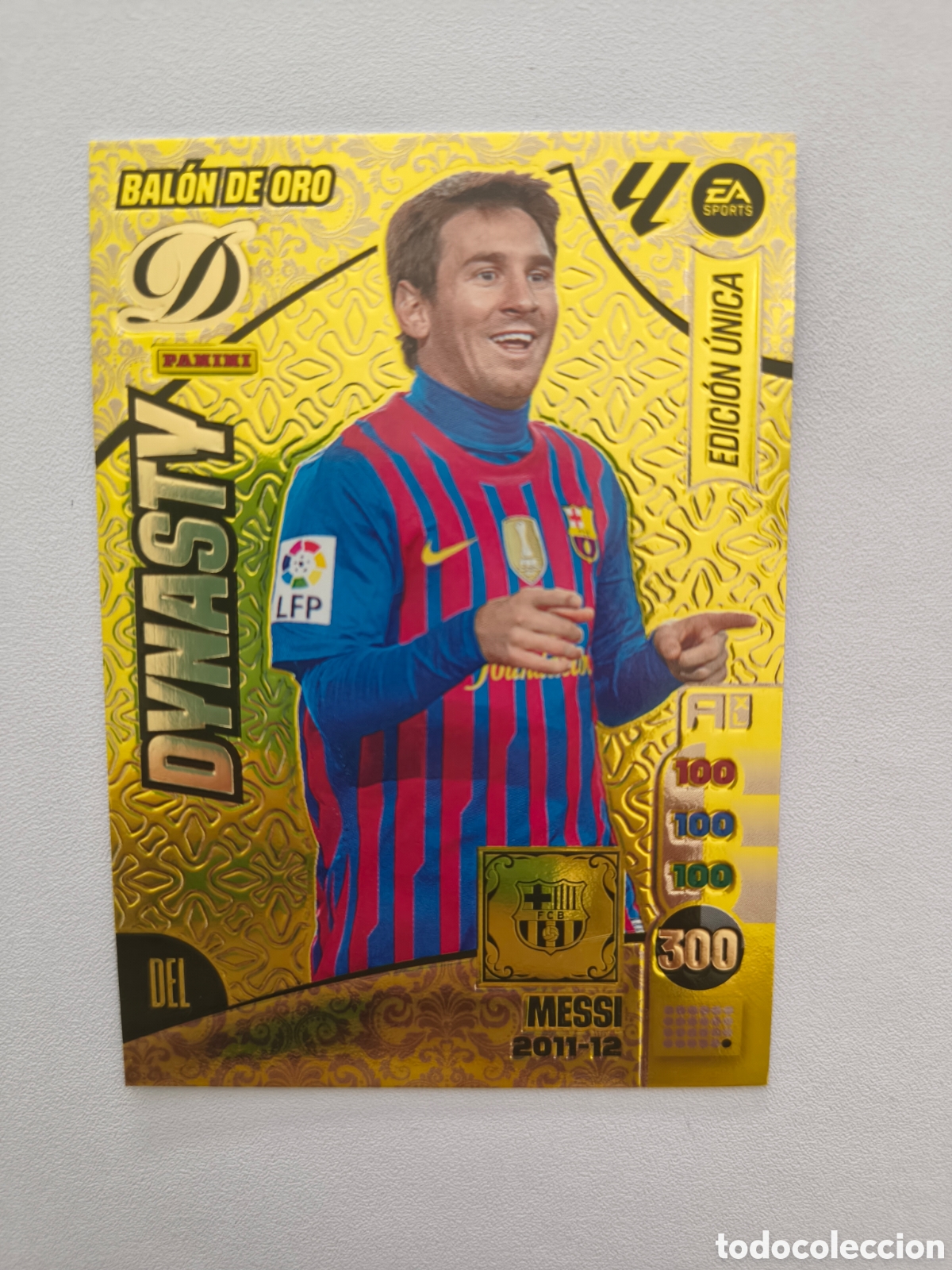 Cromos de f&uacute;tbol: BAL&Oacute;N DE ORO DYNASTY 2011-12 LEO MESSI - FC BARCELONA - EDICI&Oacute;N &Uacute;NICA - PANINI ADRENALYN XL 2024 202