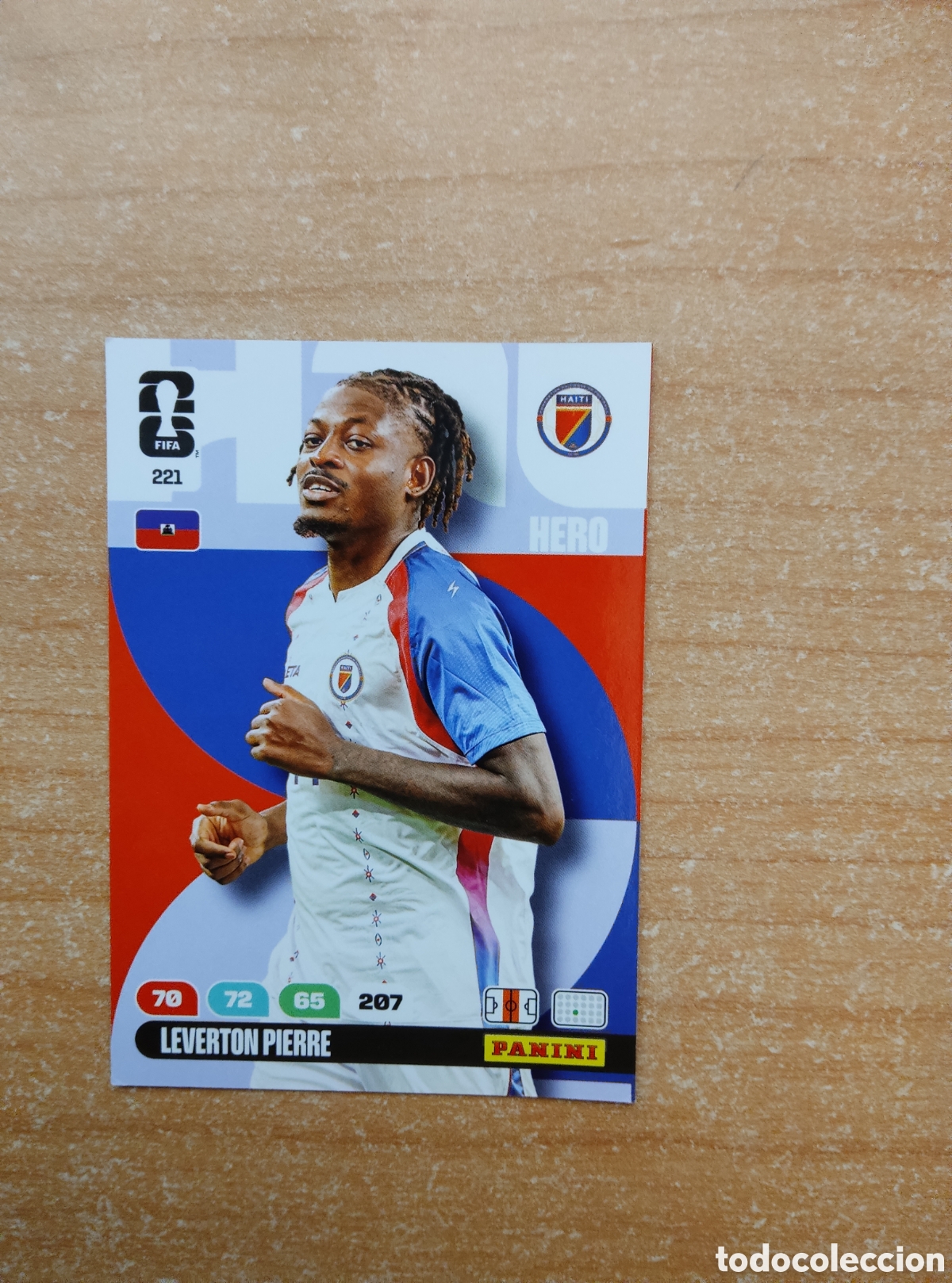 Cromos de f&uacute;tbol: 221 LEVERTON PIERRE HAITI ADRENALYN XL MUNDIAL 2026