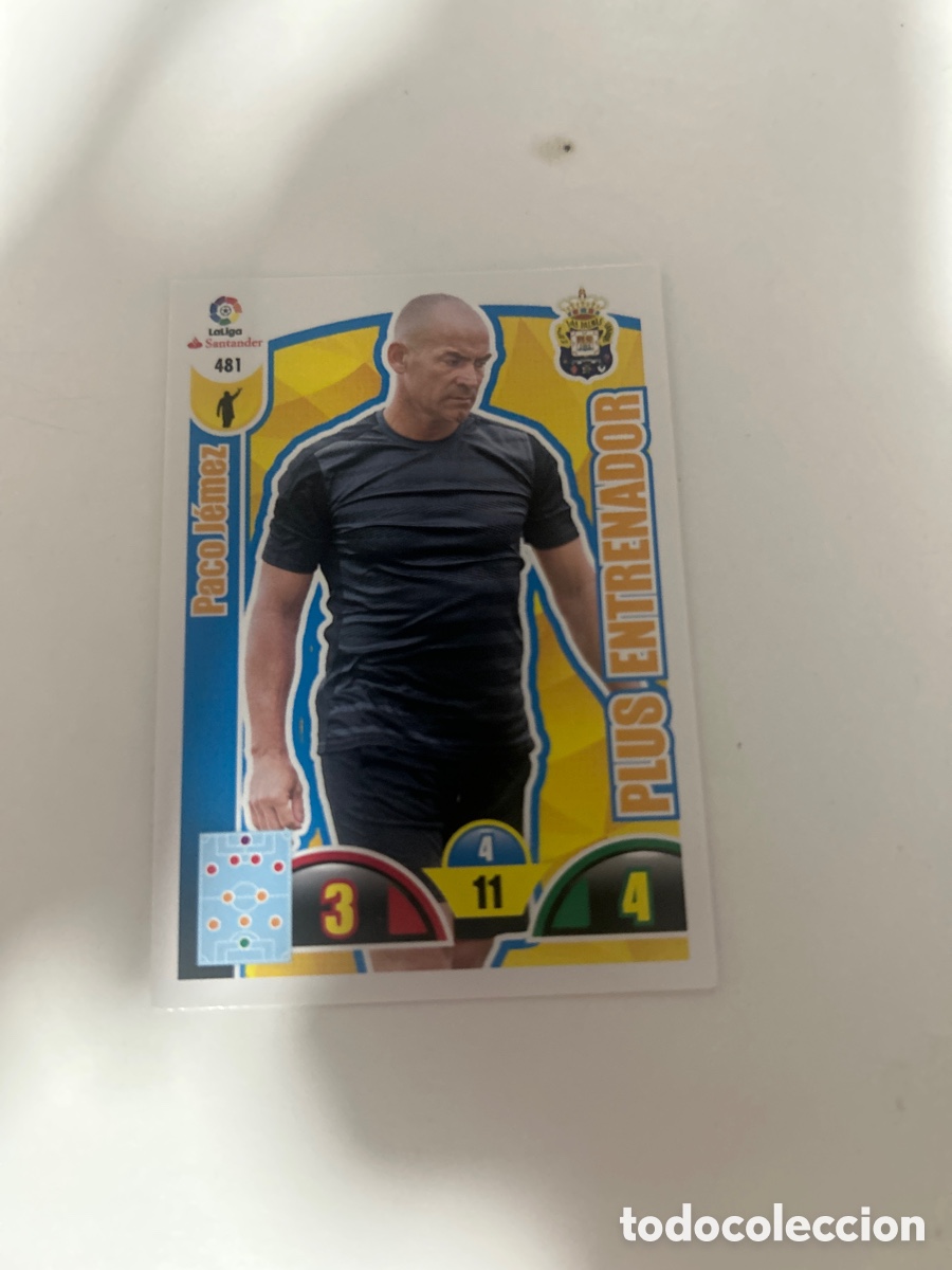 Cromos de f&uacute;tbol: Paco J&eacute;mez LA LIGA2017-2018 (481)