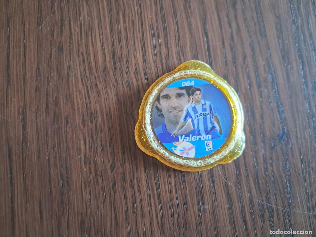 Cromos de f&uacute;tbol: tazo, Valer&oacute;n 064 Deportivo de la Coru&ntilde;a Kraks Panini 2006 2007