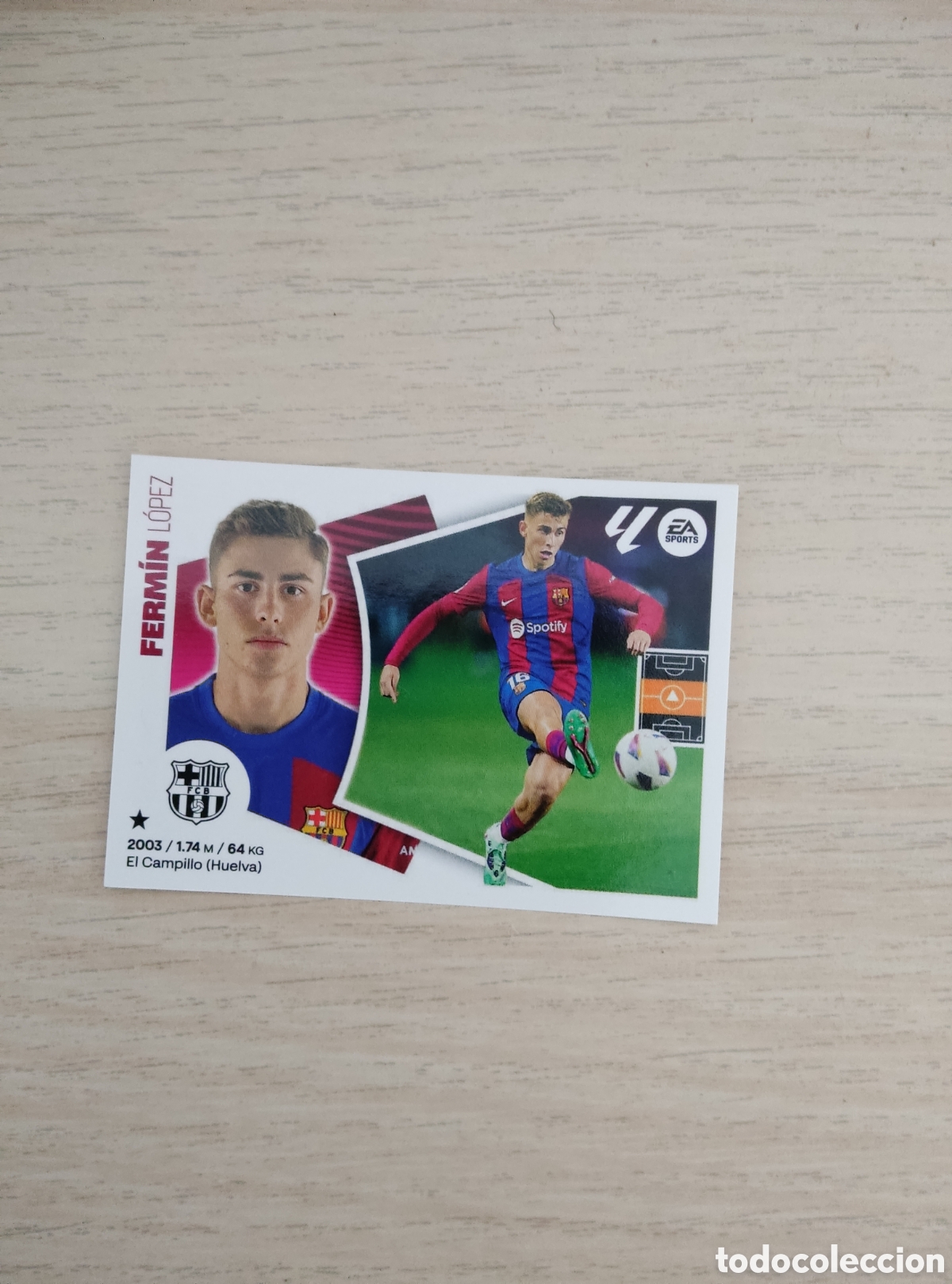 Cromos de f&uacute;tbol: 15 FERMIN LOPEZ BARCELONA LIGA ESTE 2024 2025
