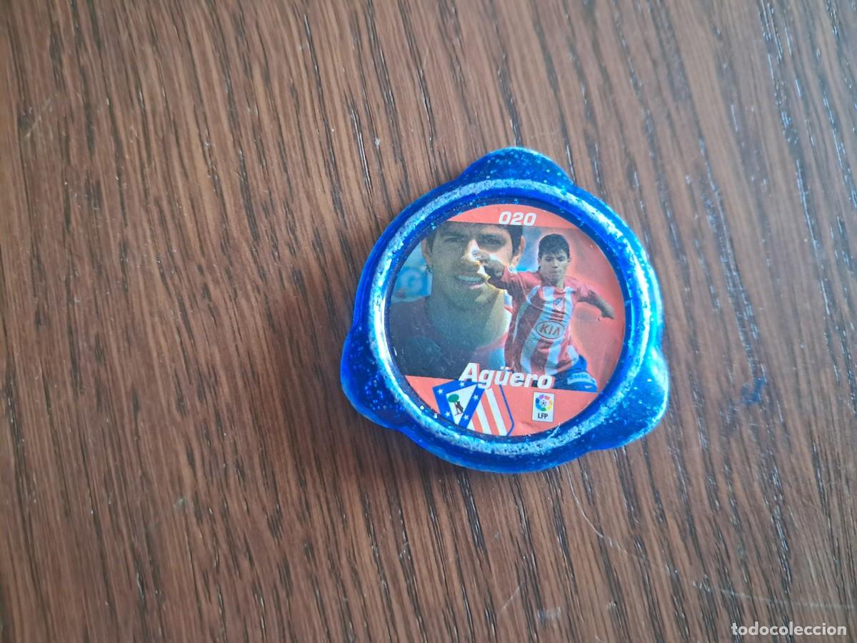 Cromos de f&uacute;tbol: COLECCI&Oacute;N TAZOS PANINI LIGA 06/07 2006 2007 KRAKS TAZO CAPS POGS ATL&Eacute;TICO DE MADRID 020 AG&Uuml;ERO