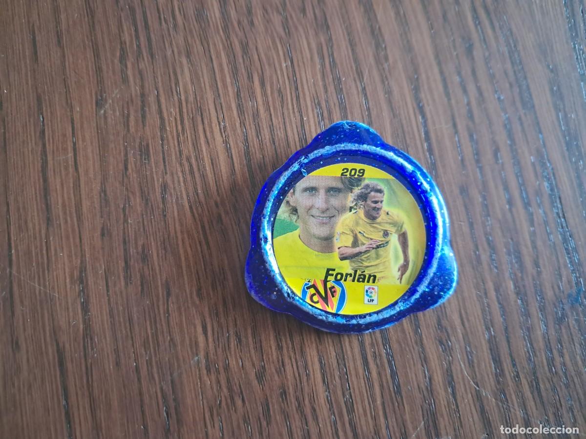 Cromos de f&uacute;tbol: COLECCI&Oacute;N TAZOS PANINI LIGA 06/07 2006 2007 KRAKS TAZO CAPS POGS VILLAREAL C.F. 209 FORL&Aacute;N