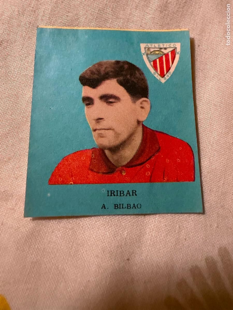 Cromos de f&uacute;tbol: Cromo iribar rookie 1963