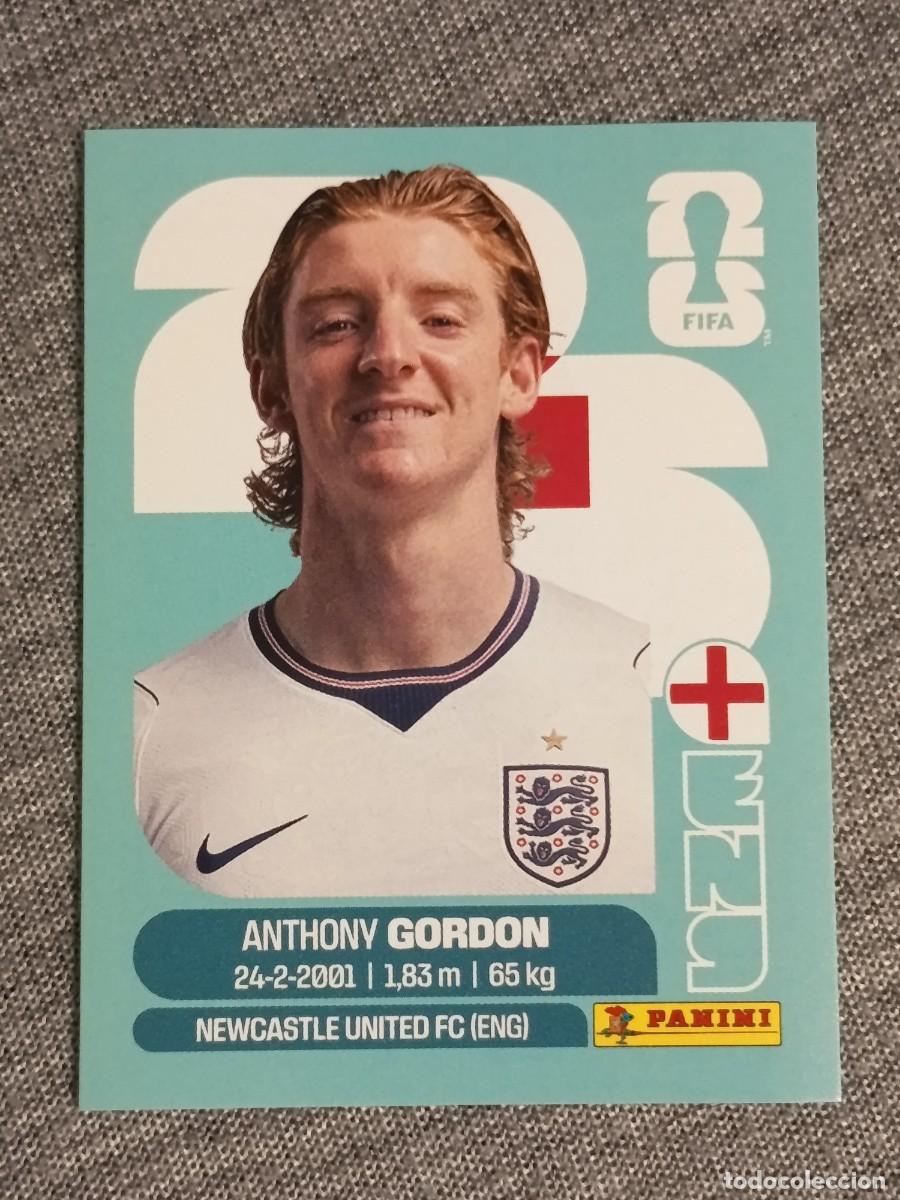 Cromos de f&uacute;tbol: GORDON ENG 15 STICKER MUNDIAL 2026 PANINI FIFA WORLD CUP NUEVO